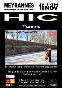HIC (Cirque en Marche 14) - Meyrannes. Le samedi 16 novembre 2019 à Meyrannes. Gard.  14H00